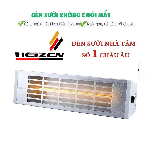 Đèn sưởi không chói mắt 1000W- HEIT610 Heizen