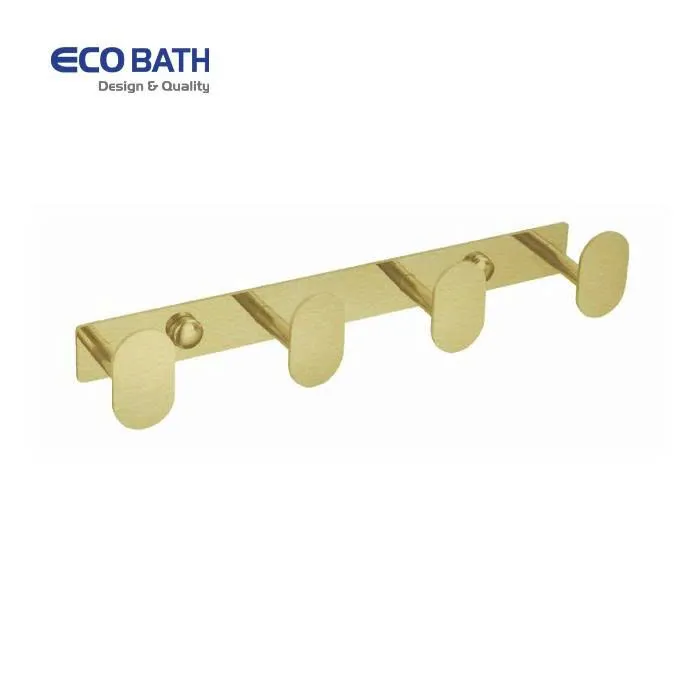 Móc áo Ecobath EC2005-4BG màu vàng chải