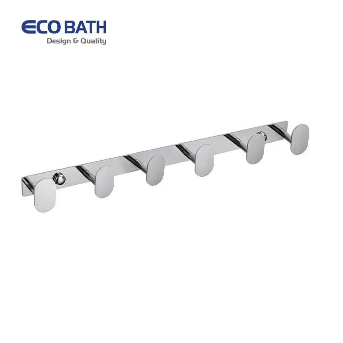Móc áo Ecobath EC2005-6 màu inox bóng