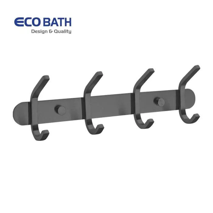 Móc áo Ecobath  EC2038-4MB màu đen mờ