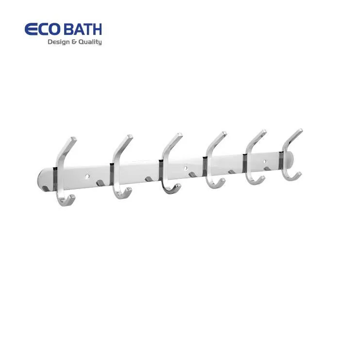 Móc áo Ecobath  EC2038-6 màu inox bóng