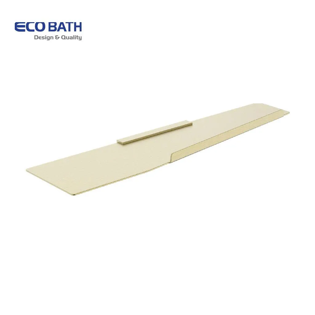 Kệ dưới gương EcoBath EC211-05BG màu vàng chải