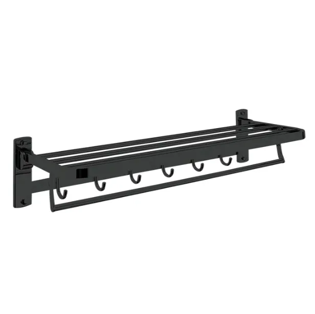 Giàn vắt khăn màu đen mờ EcoBath EC-5015MB