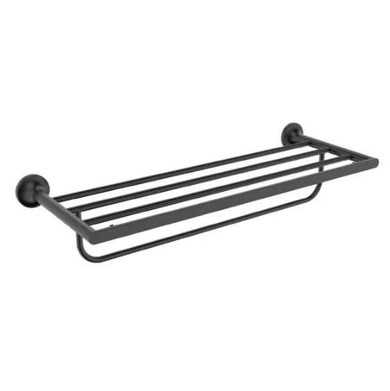 Giàn vắt khăn màu đen mờ EcoBath EC218-12MB