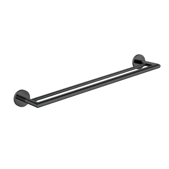 Thanh vắt khăn mặt đôi màu đen mờ EcoBath EC270-09MB