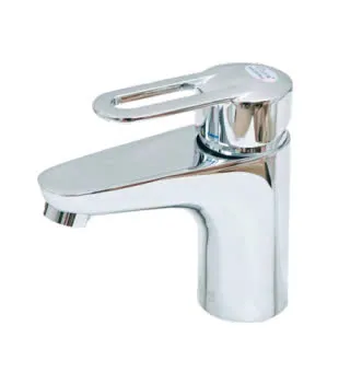 Vòi chậu 1 lỗ lavabo nóng lạnh Hàn Quốc Ecofa E-701 ( Tay rỗng)