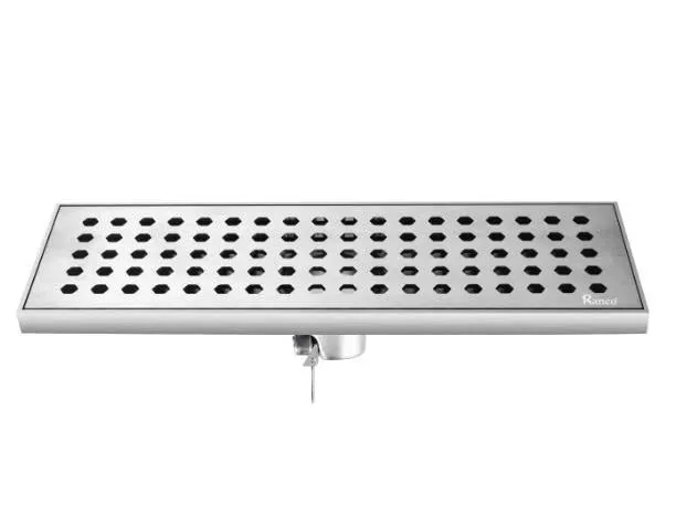 Ga thoát sàn chữ nhật inox 304 30x10 cm RC - 281A2