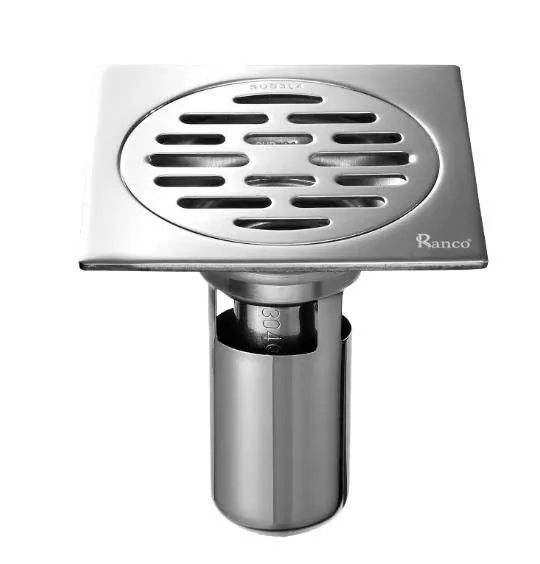 Ga thoát sàn inox 304 10cm RC-402E