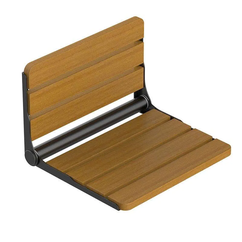 Ghế tắm gắn tường bằng gỗ ST007