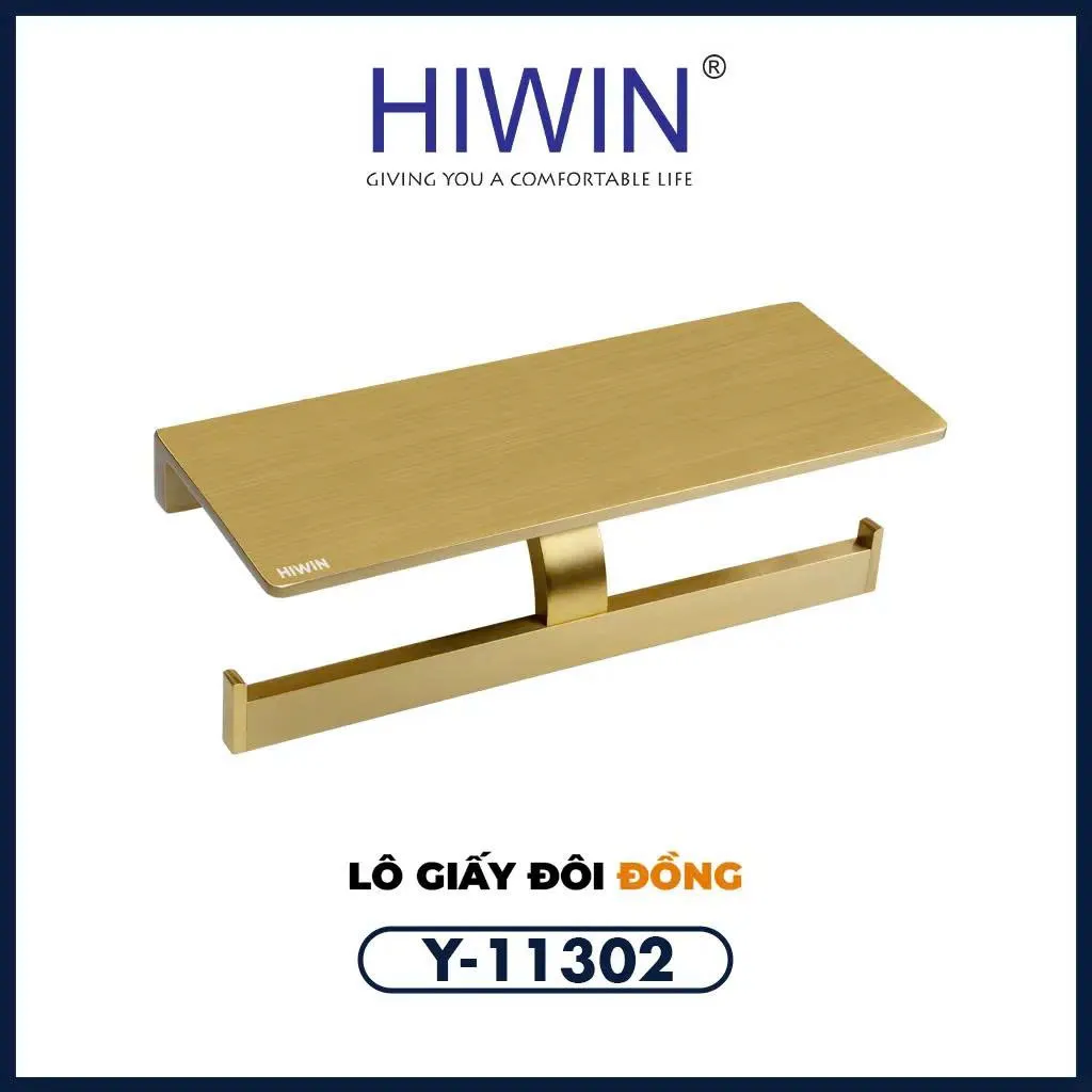 Lô giấy vệ sinh màu đen Hiwin Y-11302