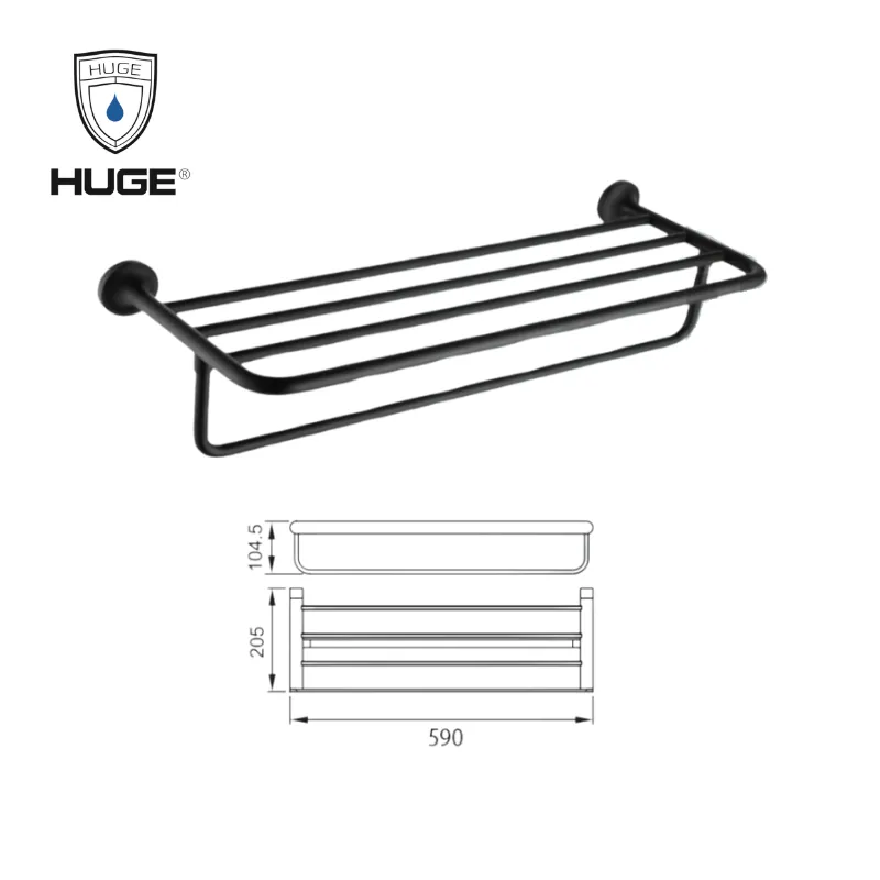 Giàn vắt khăn màu đen Huge H-B1839B