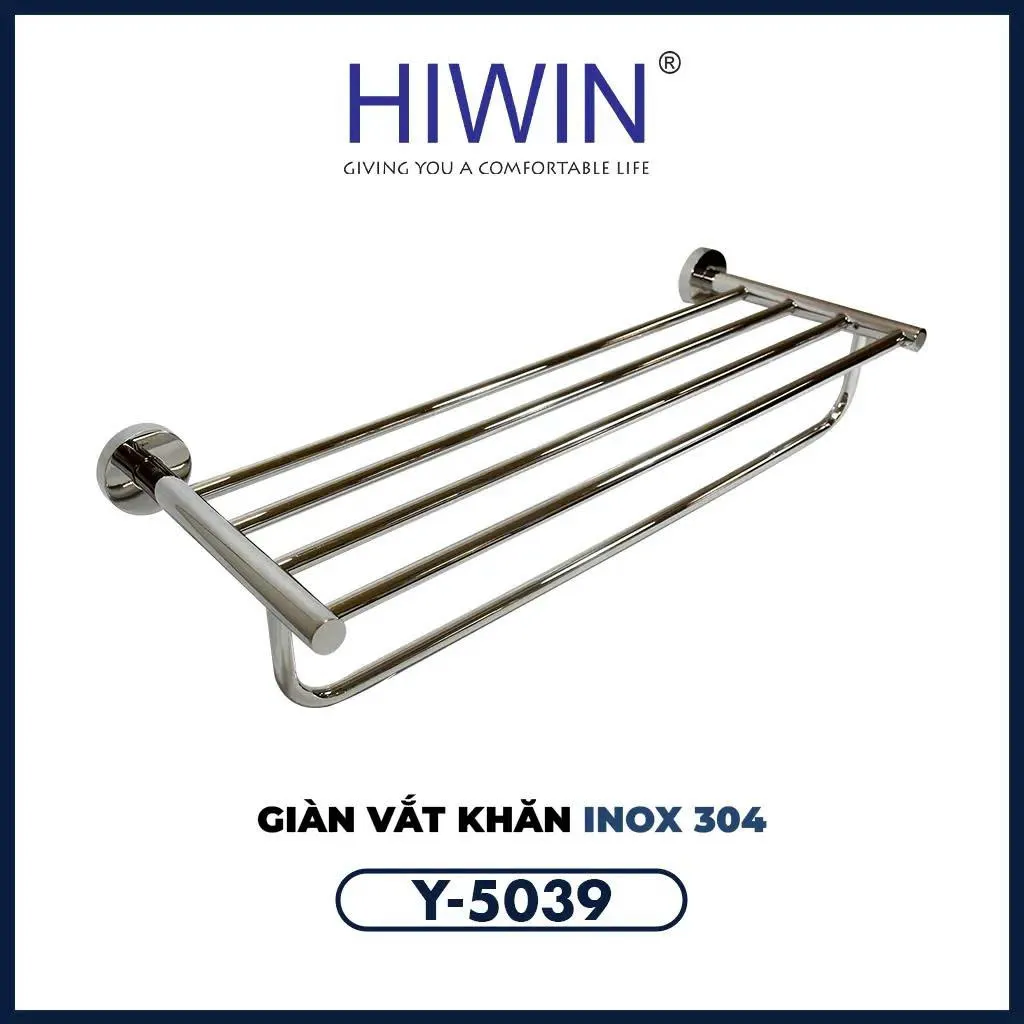 Giàn vắt khăn tắm inox Hiwin Y-5039