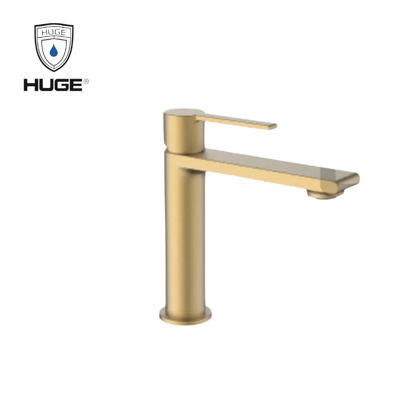 Vòi lavabo vàng HUGE Elegant H-8600VG