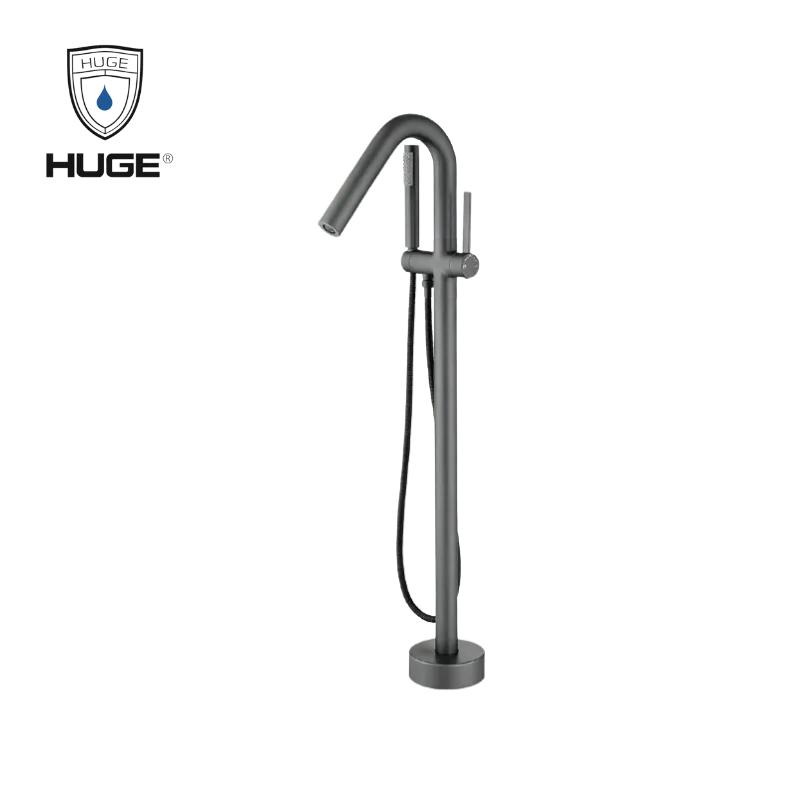 SEN BỒN ĐẶT SÀN HUGE màu đen H-SF866M