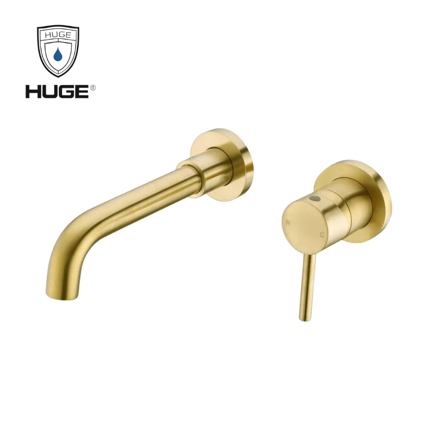 VÒI LAVABO ÂM TƯỜNG MÀU VÀNG H-VT200G