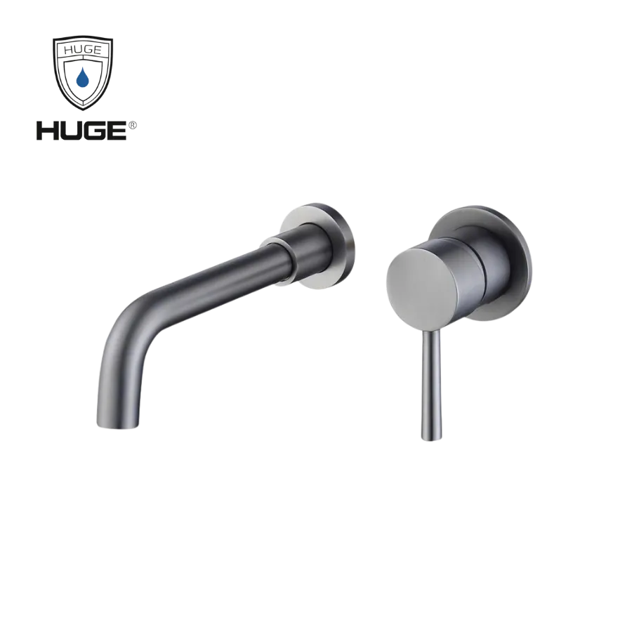 VÒI LAVABO ÂM TƯỜNG MÀU ĐEN H-VT200M