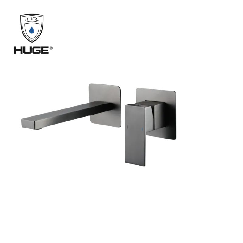 VÒI LAVABO ÂM TƯỜNG MÀU ĐEN  H-VV200M