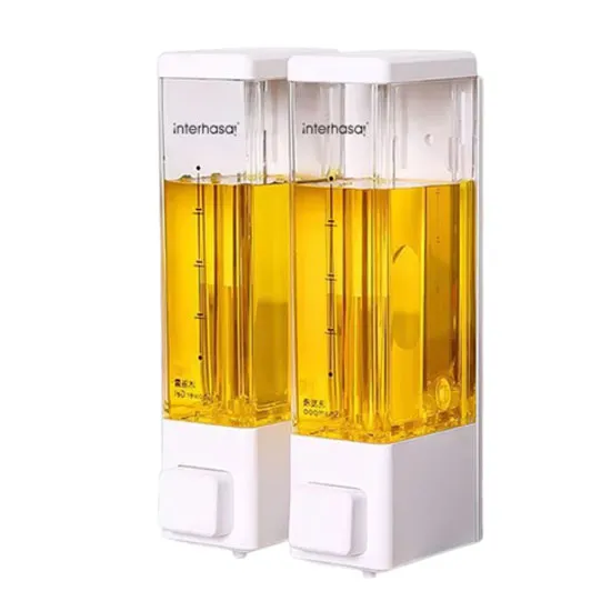 Hộp đựng nước rửa tay đôi Interhasa HSD-7001-2