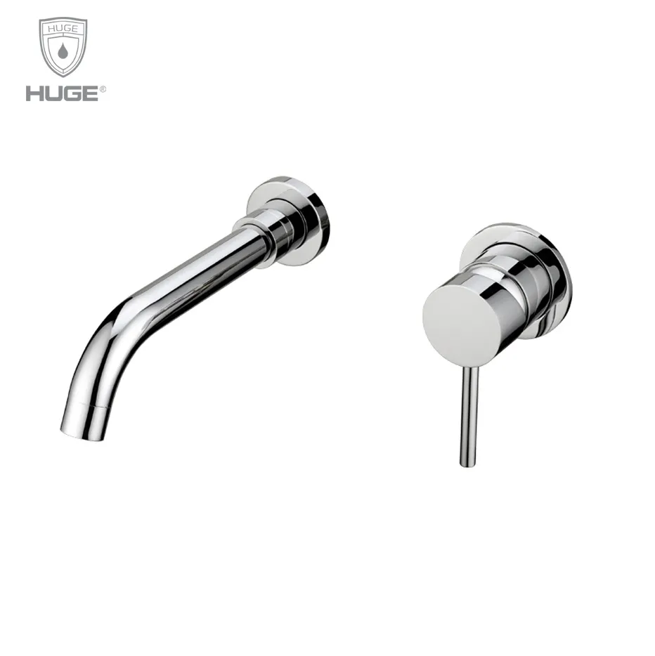 Vòi rửa mặt lavabo nóng lạnh gắn tường Huge H-VT200