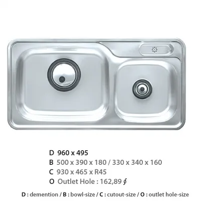 Chậu rửa bát CICO ISDP-960