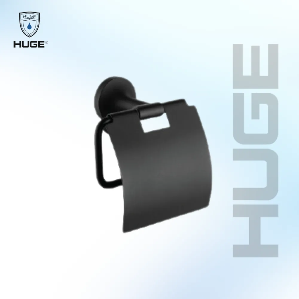 Lô giấy vệ sinh HUGE màu đen H-B1539B 