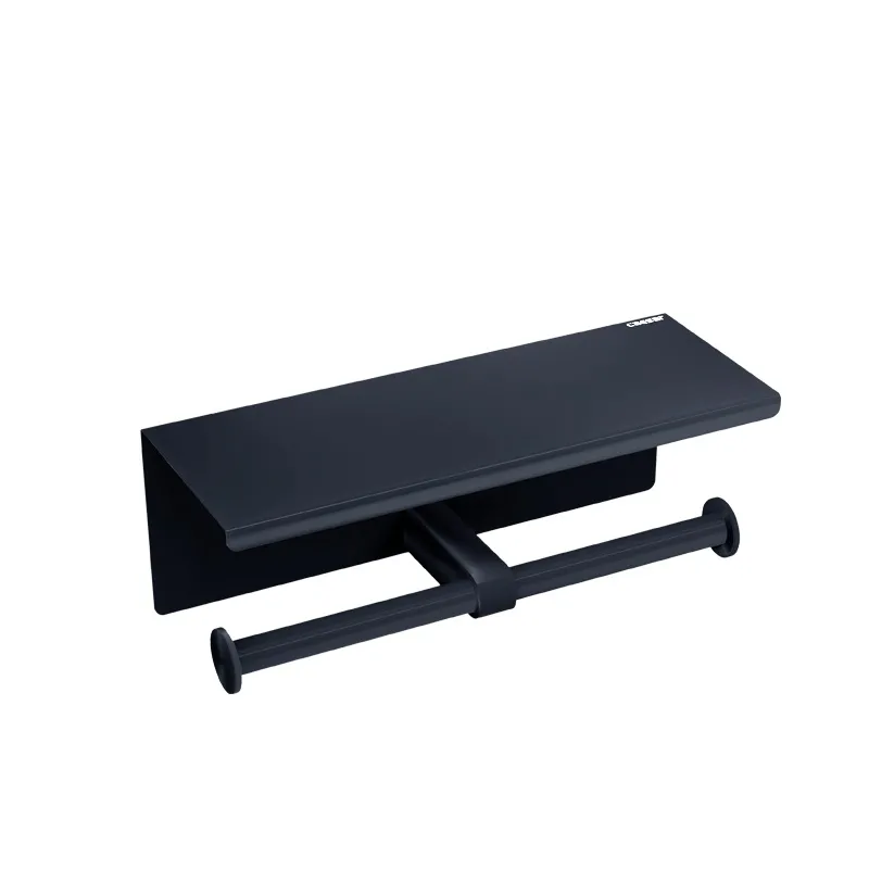 Móc giấy vệ sinh màu đen Caesar Q6304B