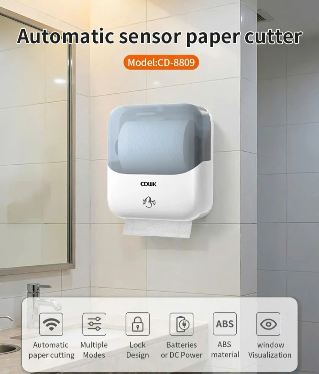 Máy cắt giấy lau tay tự động CD-8809
