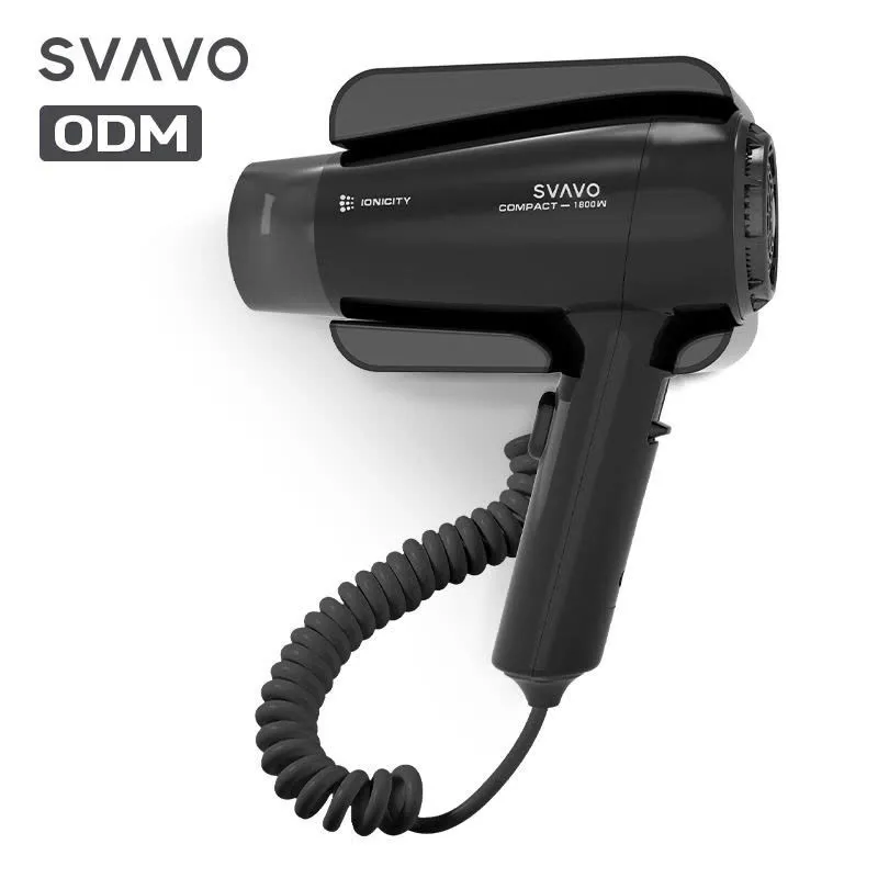 Máy sấy tóc màu đen Svavo PL-178B