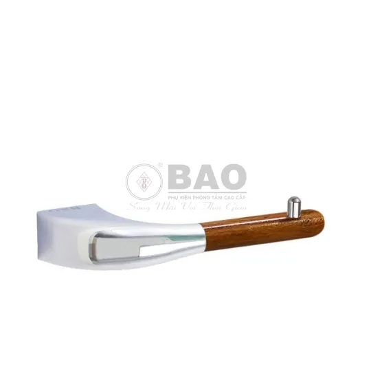 Móc áo đơn phối gỗ BAO 4028G