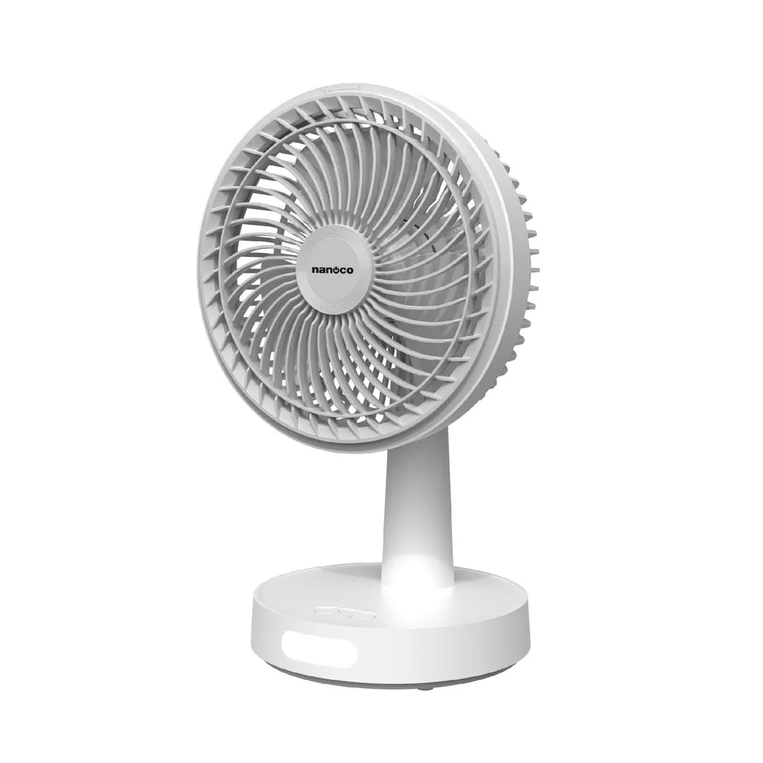 Quạt sạc điện 3 cấp độ gió Nanoco NRF6536W