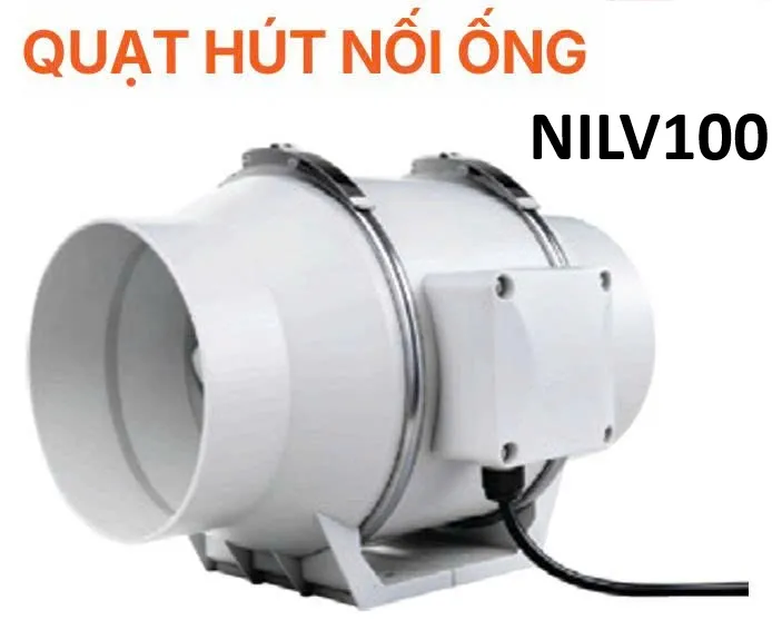 Quạt hút nối ống Nanoco NILV100