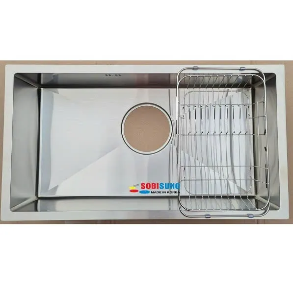 Chậu rửa bát 1 hố Hàn Quốc Sobisung SB-7845-1 (78x45cm)