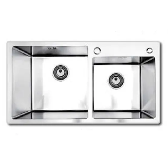 Chậu rửa bát 2 hố lệch Sobisung SB-8245