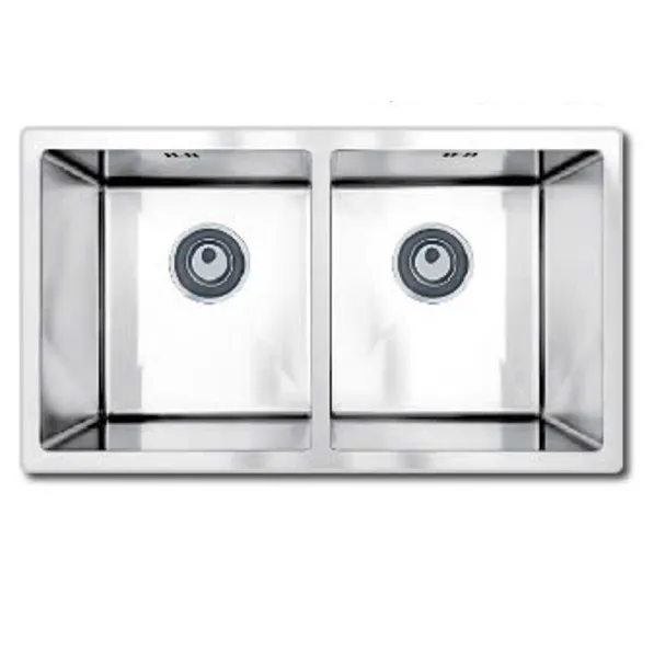 Chậu rửa bát 2 hố Sobisung SB-9000 - sâu 270 mm