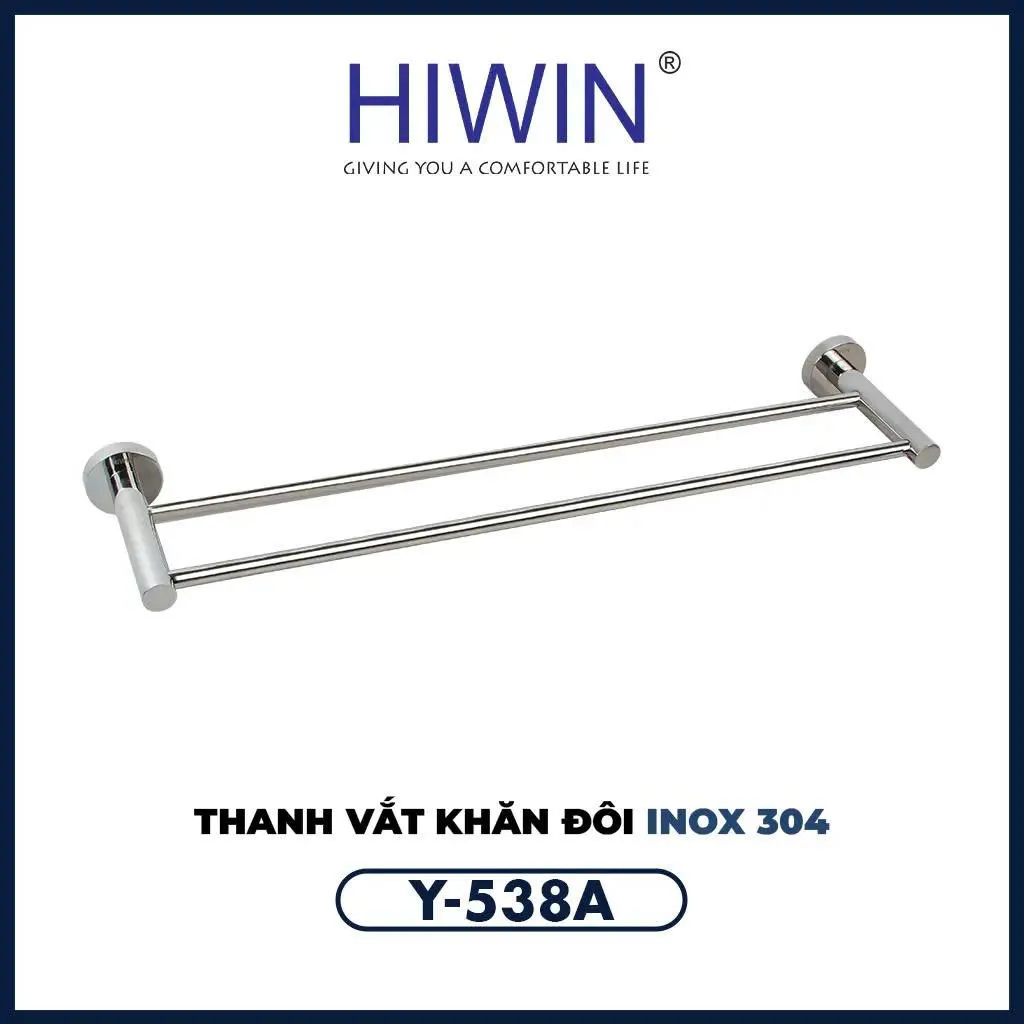Thanh treo khăn đôi Hiwin Y-538A-2