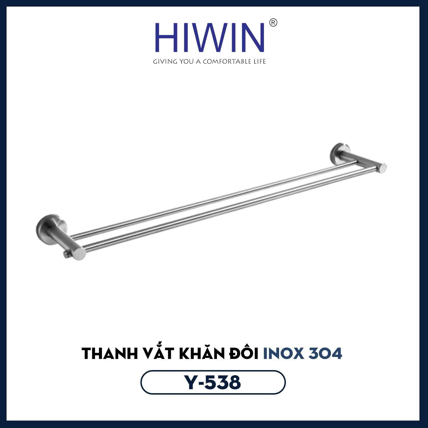 Thanh vắt khăn đôi Hiwin Y-538