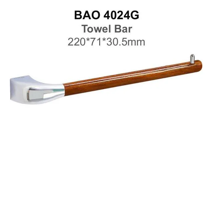 Thanh vắt khăn đơn phối gỗ BAO 4024G