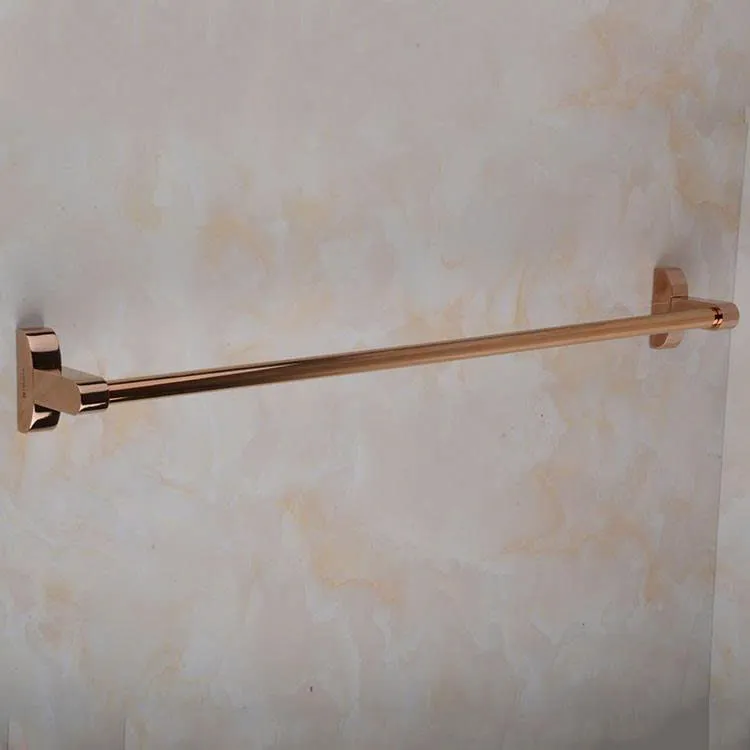 Thanh vắt khăn màu vàng hồng bóng TVK02RG