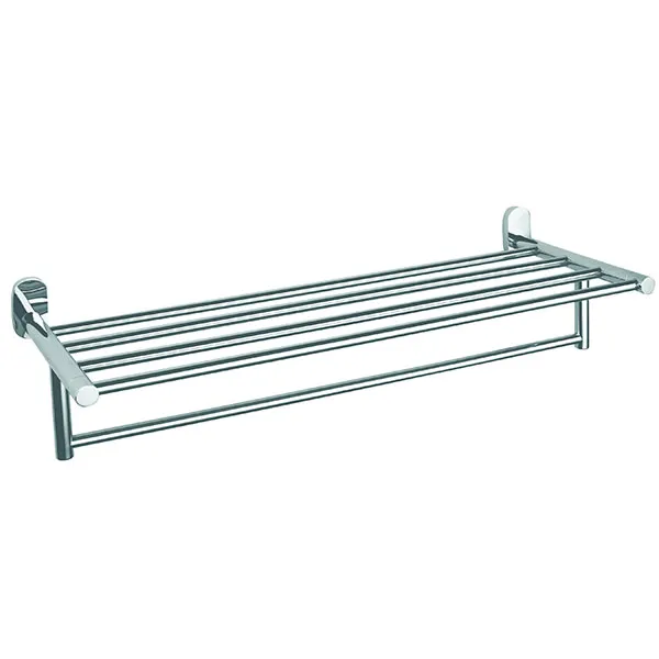 Vắt khăn giàn Ecobath EC220-12 màu inox bóng