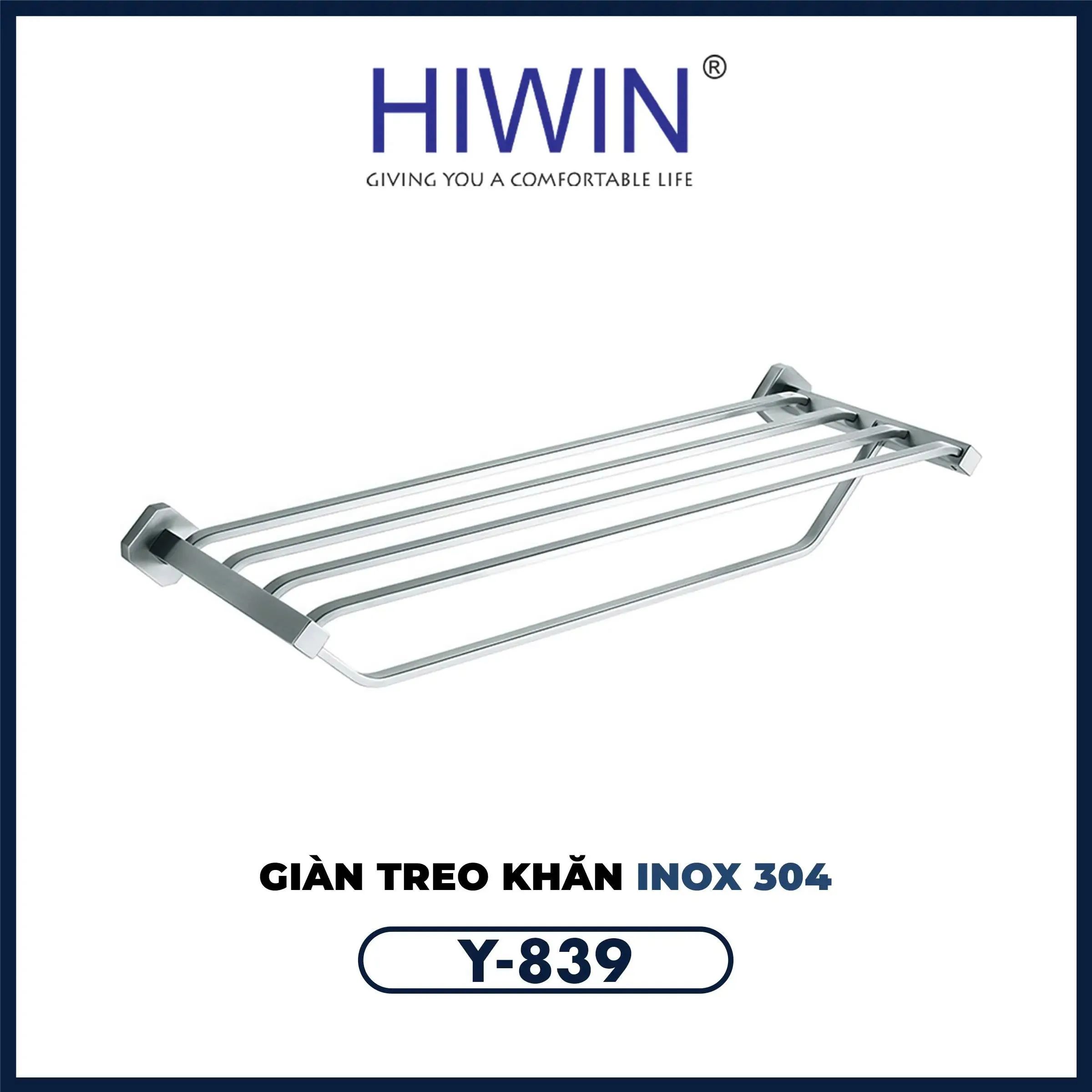 Vắt khăn giàn inox 304 Hiwin Y-839