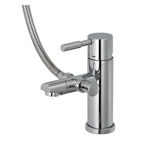 Vòi chậu 1 lỗ  liền sen tắm nóng lạnh Hàn Quốc Ecofa E-401-S
