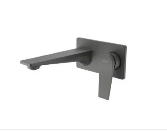 Vòi chậu lavabo âm tường màu ghi JOMOO P32303-456/HBS