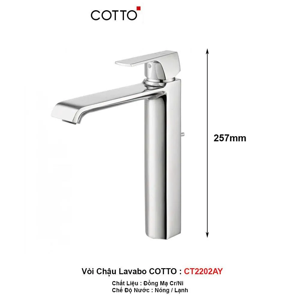 Vòi chậu lavabo COTTO CT2202AY