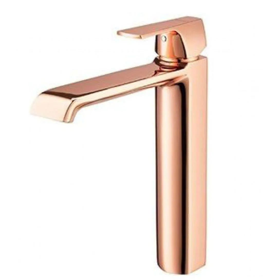 Vòi chậu lavabo COTTO màu vàng hồng CT2202AY#RG Cubic