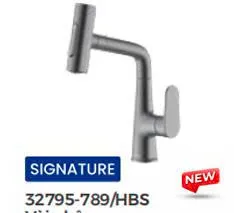 Vòi chậu lavabo màu ghi JOMOO 32795-789/HBS