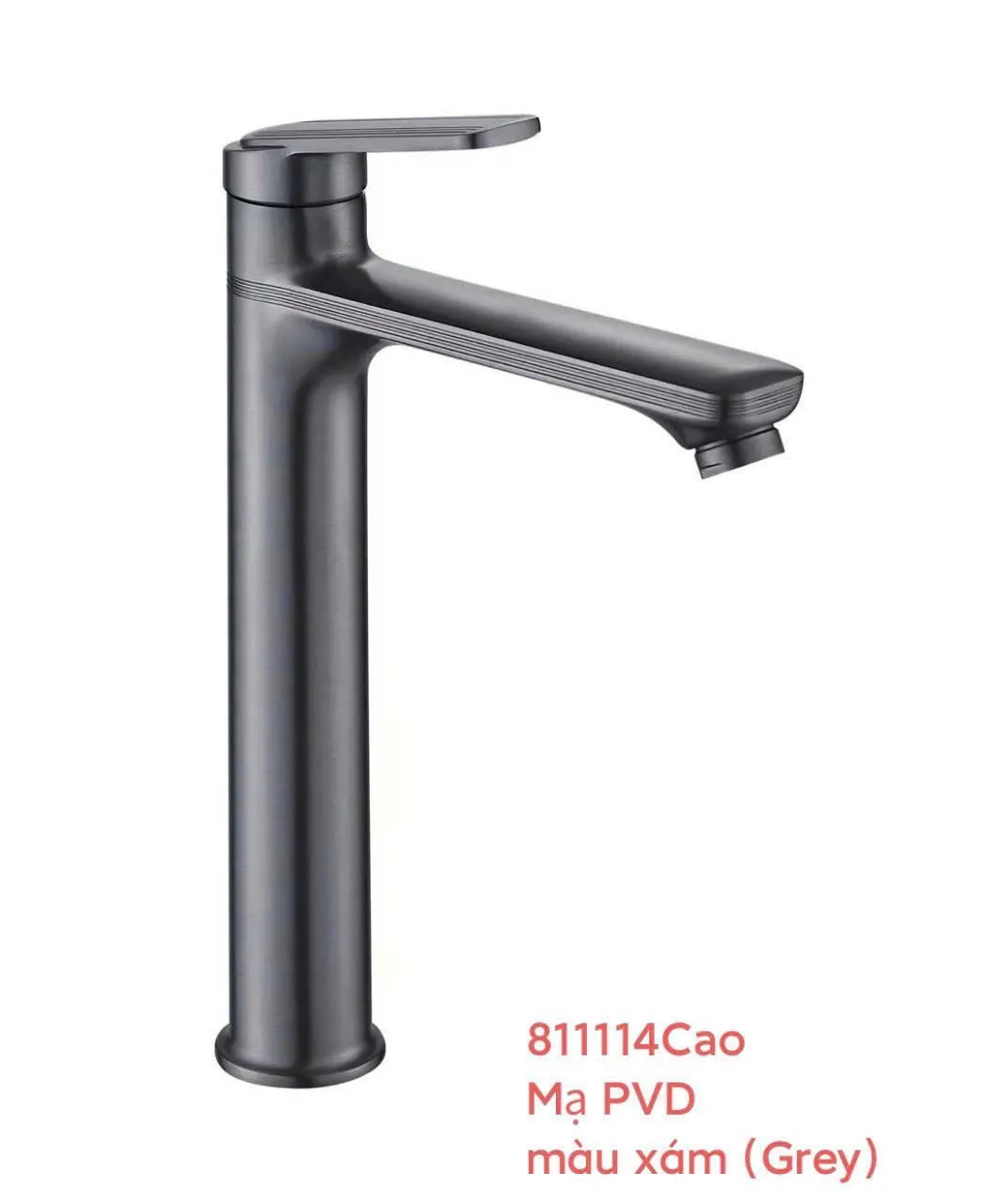 Vòi chậu lavabo màu ghi xám giá rẻ VC03