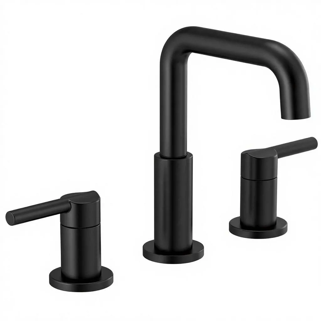 Vòi lavabo 3 lỗ màu đen BT3LV03B1