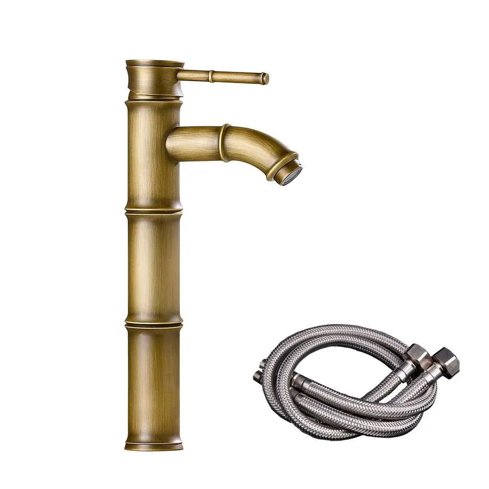 Vòi lavabo cổ điển hình cây trúc 078-5