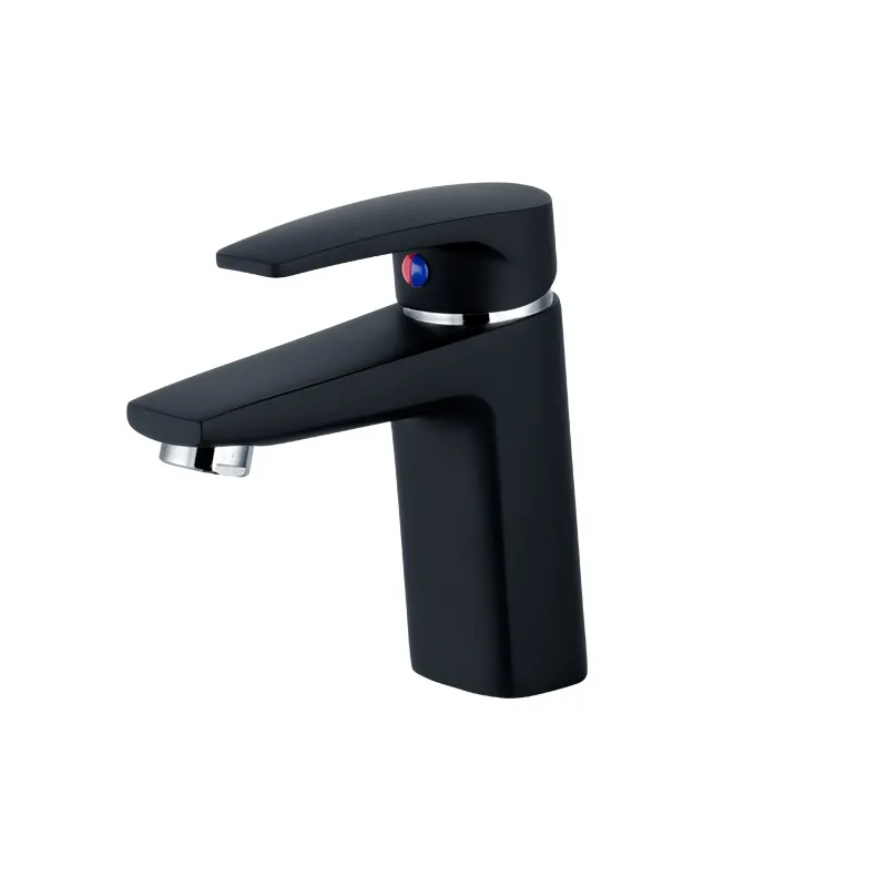Vòi lavabo nóng lạnh màu đen Caesar B390CBU