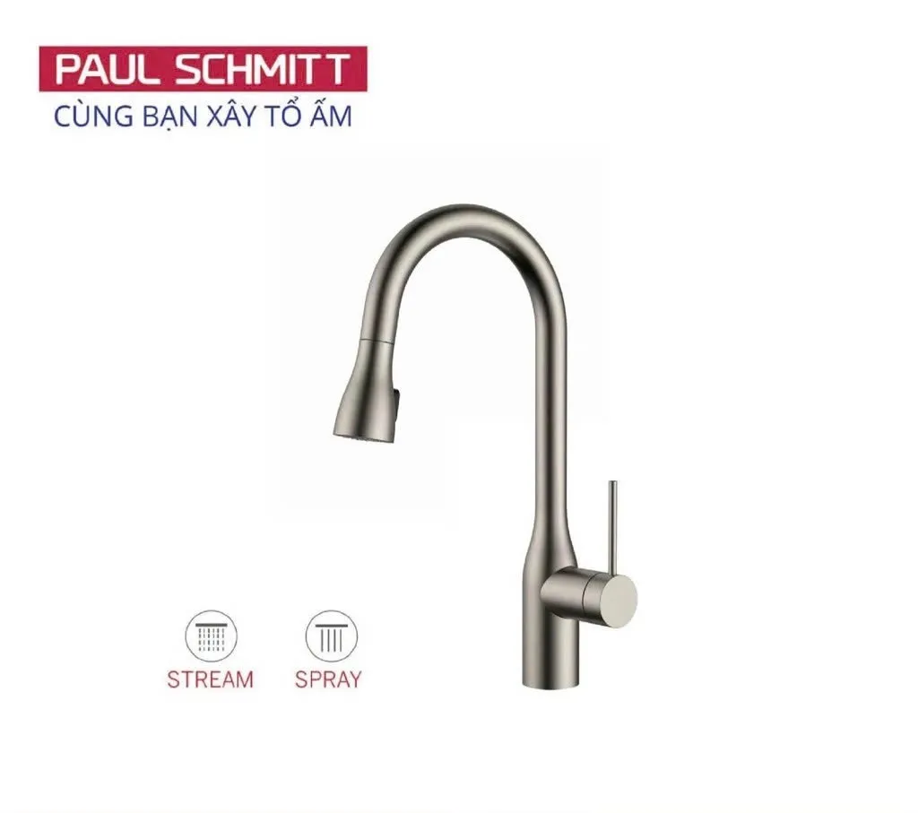 Vòi rửa bát Paul Schmitt PA338KS - INOX 304 